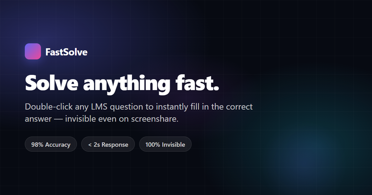 FastSolve